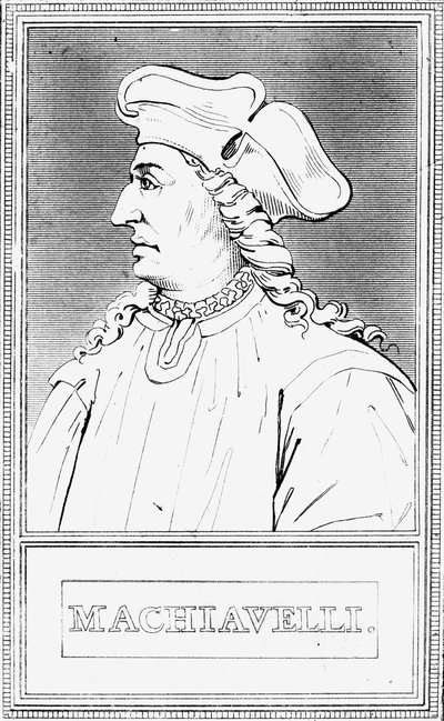 Niccolo Machiavelli, italienischer Renaissance-Politikphilosoph von Unbekannt