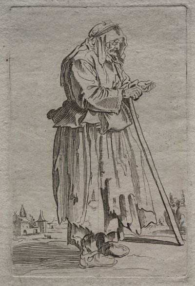 Alte Bettlerin von Unbekannt