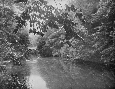 Am Wissahickon Creek, Fairmount Park, Philadelphia, um 1897 von Unbekannt