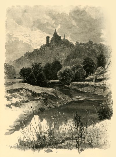 Am Churnet, in der Nähe von Alton Towers, 1898 von Unbekannt