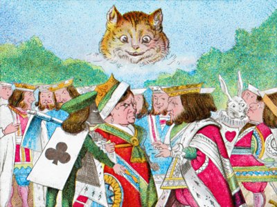 Nur der Katzenkopf erschien, ca. 1900 von Unbekannt