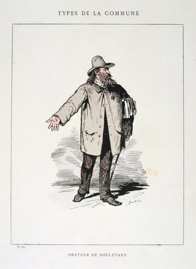 Boulevardredner, Pariser Kommune, 1871 von Unbekannt