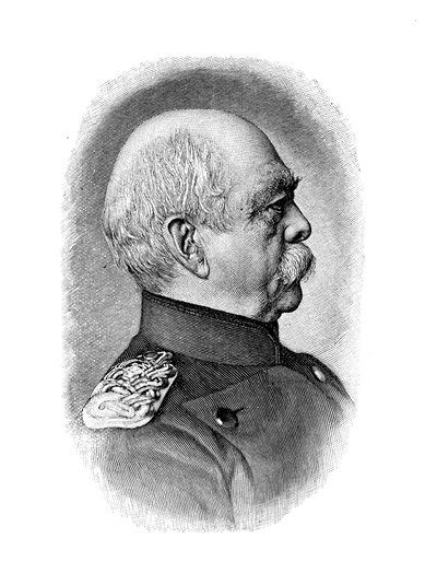 Otto von Bismarck, deutscher Staatsmann, 1885 von Unbekannt