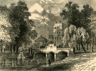 Ausfluss von Westbourne, um 1876 von Unbekannt