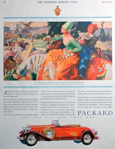 Packard-Autowerbung von Unbekannt
