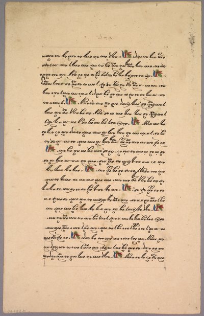 Seite aus dem Ramayana, 1800er Jahre von Unbekannt