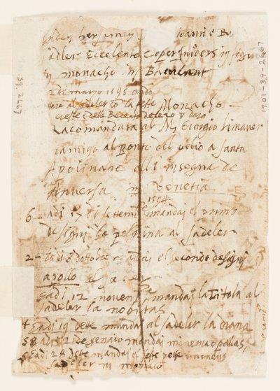 Seite eines Skizzenbuchs; Himenaeus von Unbekannt
