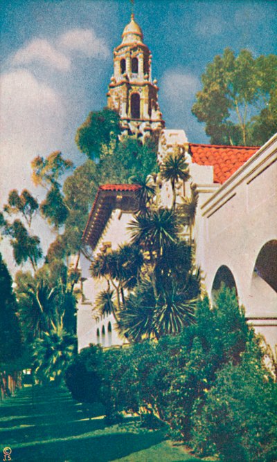 Palast der Wissenschaft und Kalifornienturm, um 1935 von Unbekannt