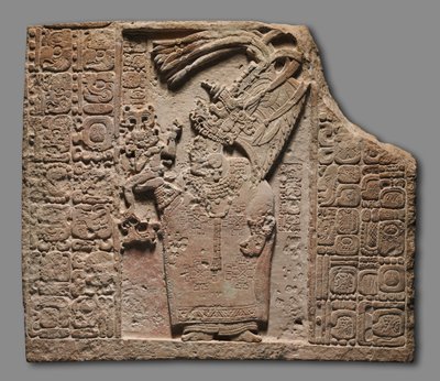 Tafel mit königlicher Frau, ca. 795 von Unbekannt