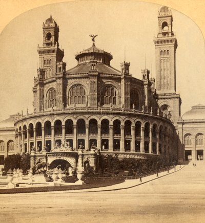 Paris, Trocadero-Palast, ca. 1900 von Unbekannt