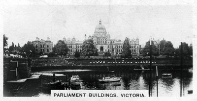 Parlamentsgebäude, Victoria, British Columbia, Kanada, um 1920er von Unbekannt