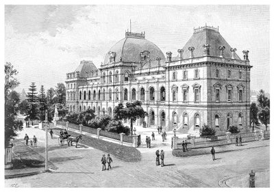 Parlamentsgebäude, Brisbane, Australien, 1886 von Unbekannt