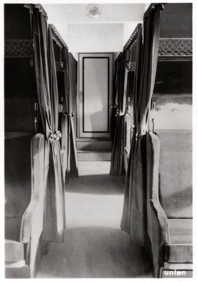 Passagierabteil des Zeppelin LZ 126, ca. 1924 1933 von Unbekannt