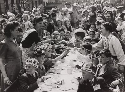 Patriotische Straßenparty von Unbekannt