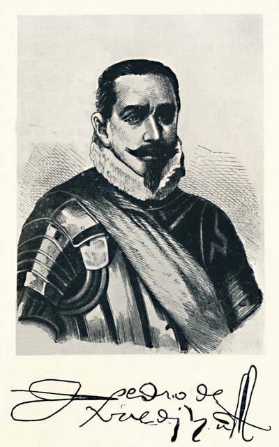Pedro De Valdiva, um 1879 von Unbekannt