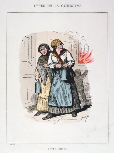 Petroleuses, Pariser Kommune von Unbekannt
