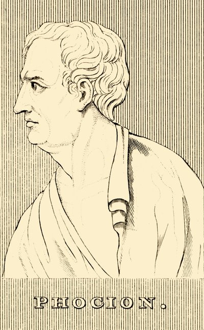 Phokion, ca. 402-318 v. Chr., 1830 von Unbekannt