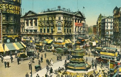 Piccadilly Circus, London von Unbekannt