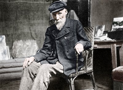 Pierre-Auguste Renoir, französischer Künstler, 1917 von Unbekannt