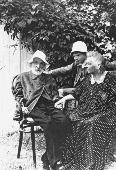 Pierre-Auguste und Aline Renoir, Les Collettes in Cagnes von Unbekannt