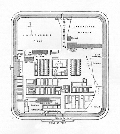 Plan von Bremenium von Unbekannt