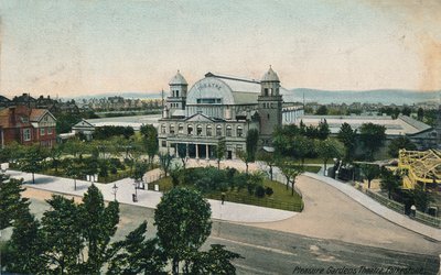 Pleasure Gardens Theatre, Folkestone, spätes 19. - frühes 20. Jahrhundert von Unbekannt