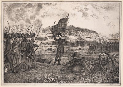 Polnisch-russische Kriegsszene, 1831 von Unbekannt