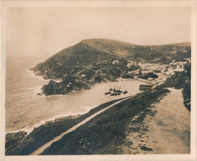 Polperro vom Talland-Klippenpfad, 1927 von Unbekannt