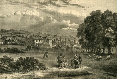 Pond Street, Hampstead, 1750, ca. 1876 von Unbekannt
