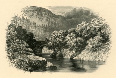 Pont Aberglaslyn, Nordwales, um 1890 von Unbekannt