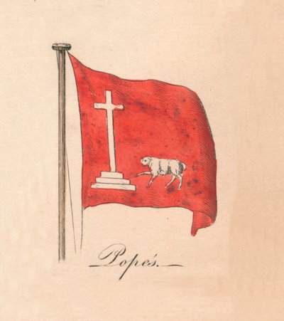 Päpste, 1838 von Unbekannt