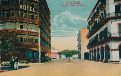 Port-Said. Rue de l