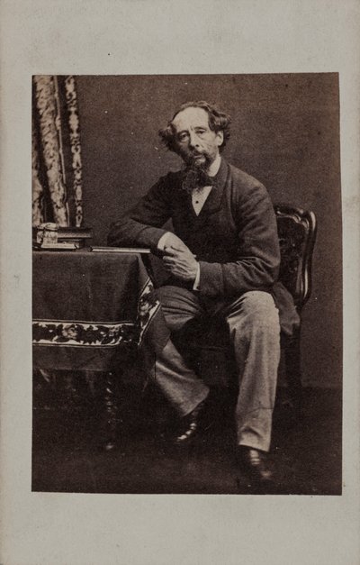 Porträt von Charles Dickens 1812-1870, 1860er Jahre von Unbekannt
