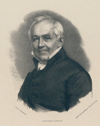 Porträt von Ernst Moritz Arndt, 1769-1860 von Unbekannt