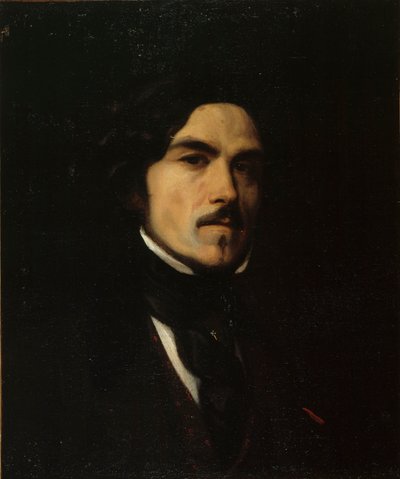 Porträt von Eugène Delacroix 1798-1863, ca. 1840 von Unbekannt