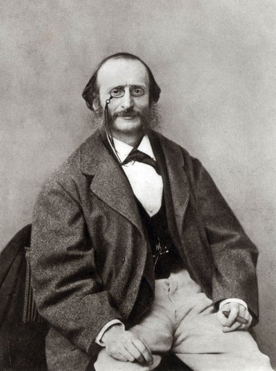 Porträt von Jacques Offenbach 1819-1880, ca. 1865 von Unbekannt