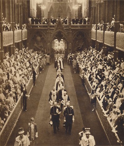 Premierminister in der Abtei, 12. Mai 1937 von Unbekannt