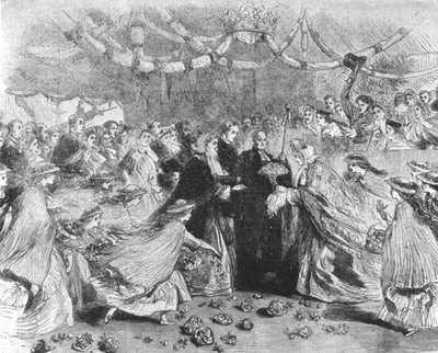 Ankunft von Prinzessin Alexandra in England, 1863..., 1901 von Unbekannt