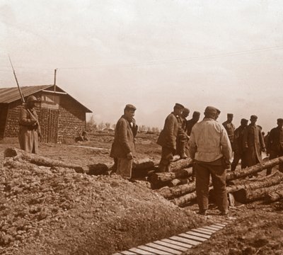 Gefangene, Chalons, Nordfrankreich, ca. 1914-1918 von Unbekannt