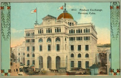 Warenbörse, Havanna, Kuba, um 1910er von Unbekannt