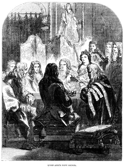 Privy Council von Königin Anne, 1665-1714 von Unbekannt