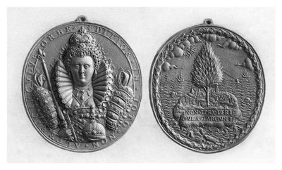 Königin Elisabeth I Medaille, 16. Jahrhundert, 1896 von Unbekannt