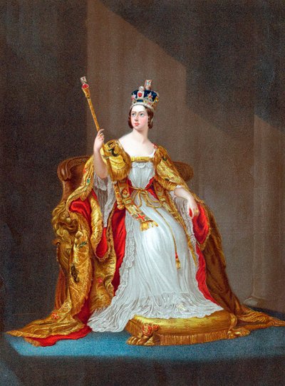 Königin Victoria 1819-1901, 1838 von Unbekannt