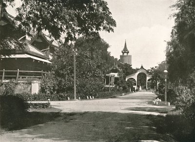 Wachturm der Königin, der Palast, Mandalay, 1900 von Unbekannt