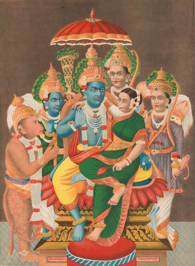 Rampanchayatam Rams Versammlung, 1878 von Unbekannt