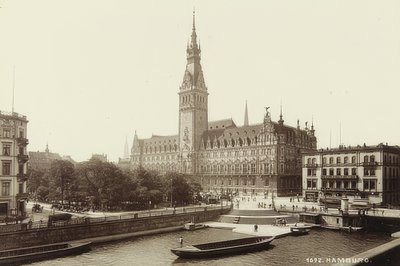 Rathaus von Hamburg von Unbekannt