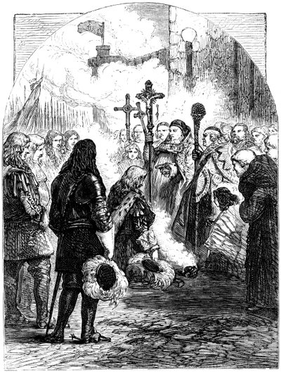 Empfang von James II. in Dublin von Unbekannt