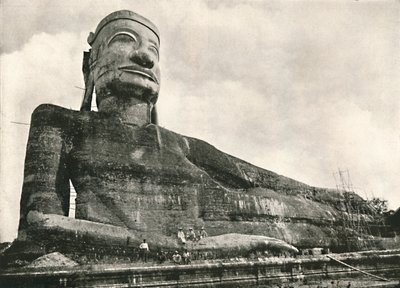 Liegender Buddha, Wingaba, Rangun, 1900 von Unbekannt