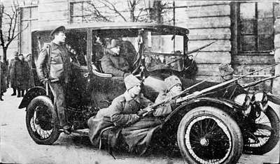 Revolutionswachen in Petrograd, Russland, Russische Revolution, 1917 von Unbekannt