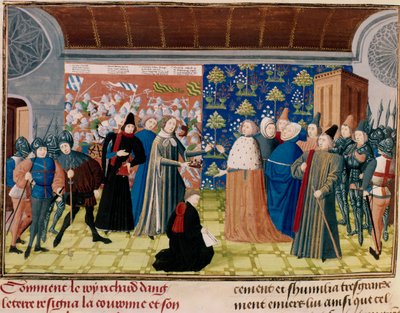 Richard II. übergibt die Krone, 1399 von Unbekannt